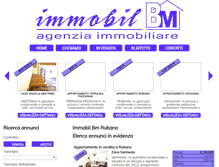 Tablet Screenshot of immobilbm.it